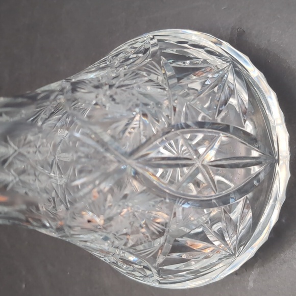 VGT, Heavy Cut Pinwheel Crystal Decanter/Stopper. - Picture 4 of 11